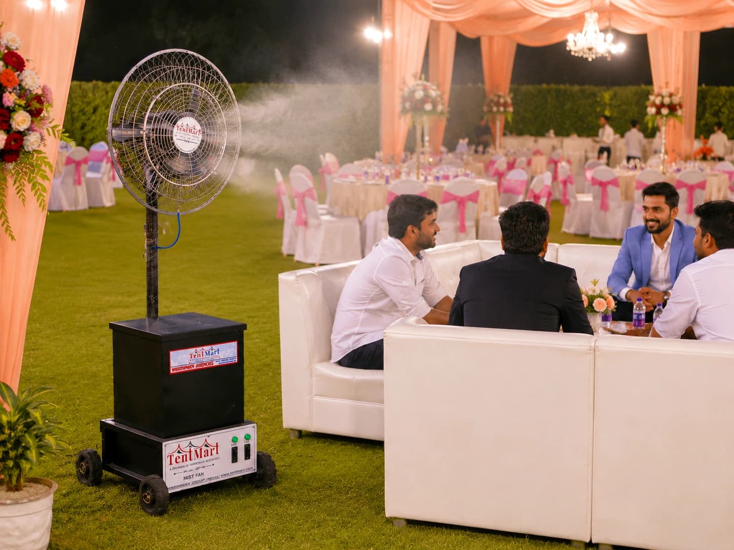 Mist Fan supplied by TentMart, Delhi