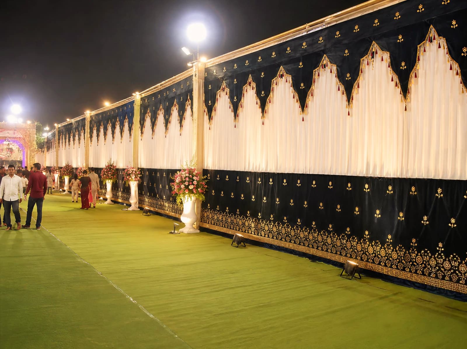 Tent Curtain supplied by TentMart, Delhi