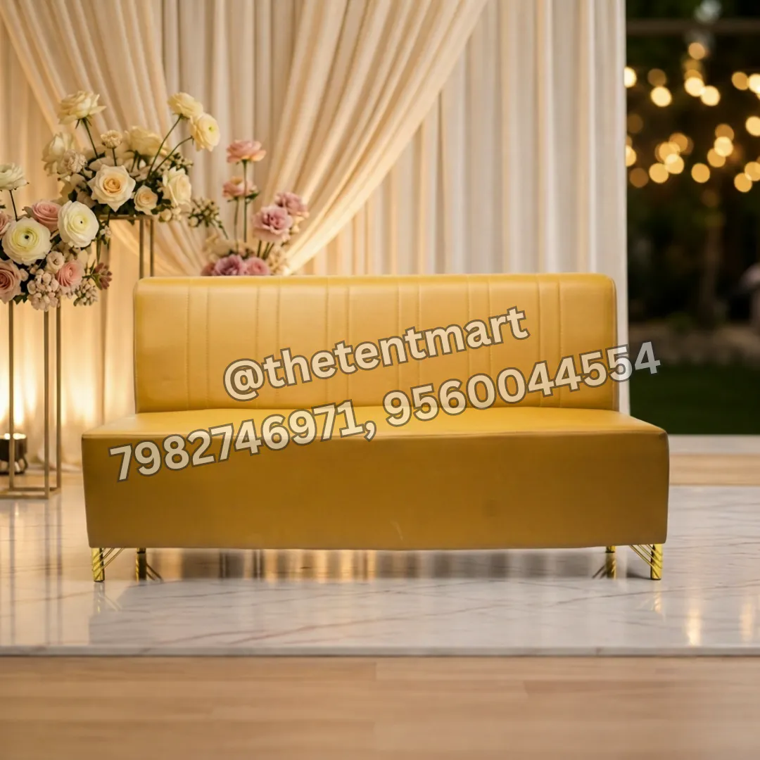Wooden Frame Orange Cushion Sofa, product code KS-205