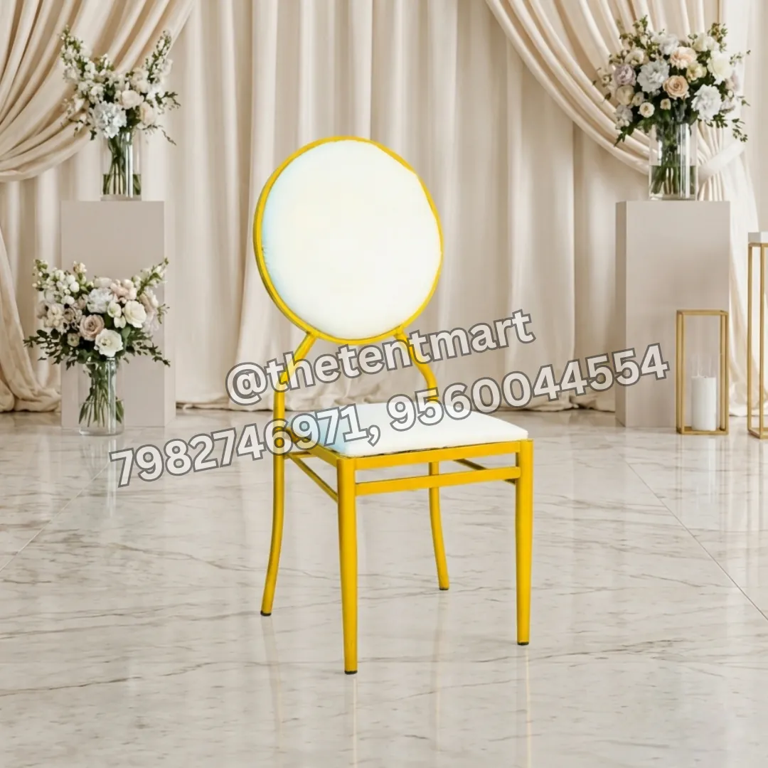 Round Cushion Back Premium Iron Chair, product code BC-114A