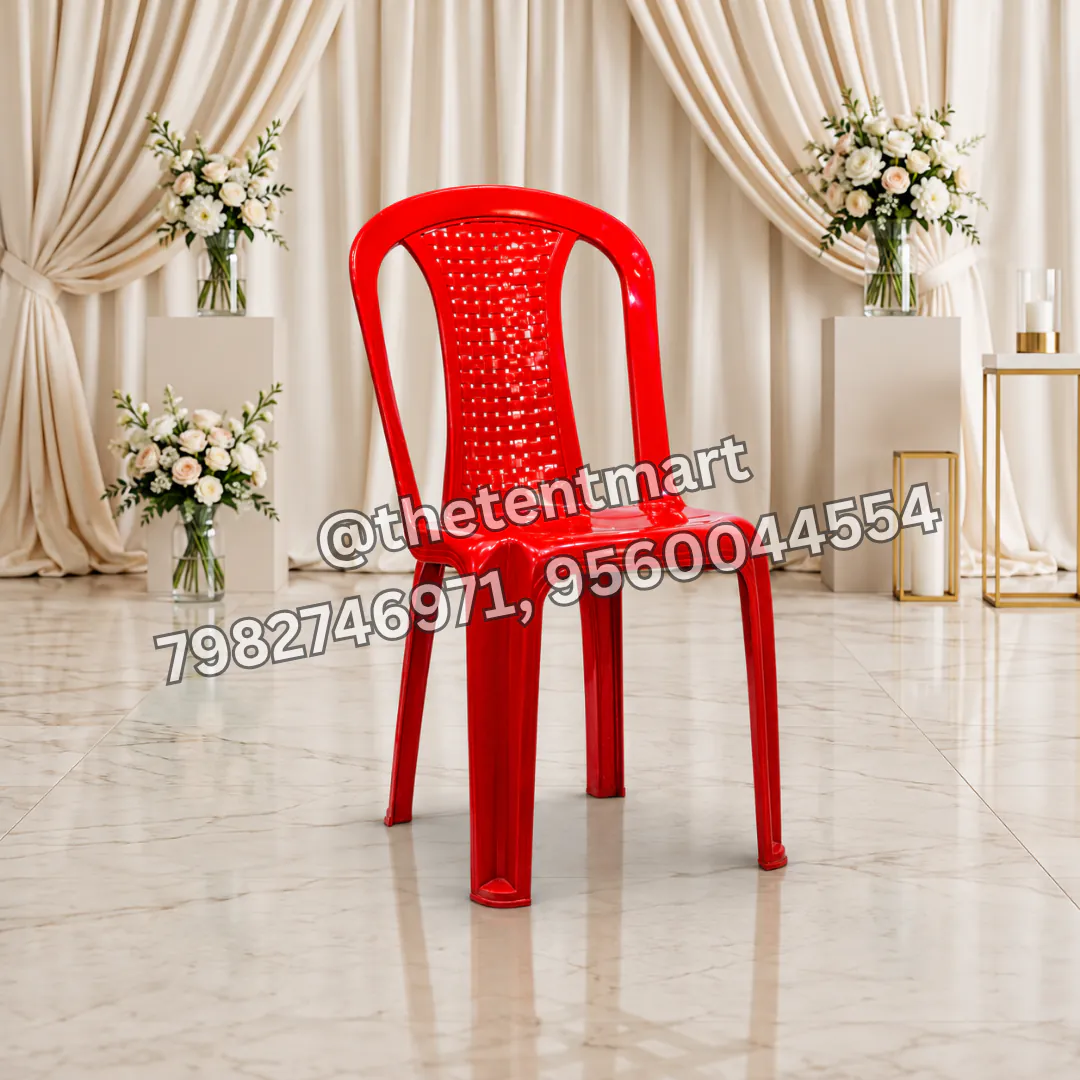 Standard Red Plastic Banquet Chair, product code BC-156