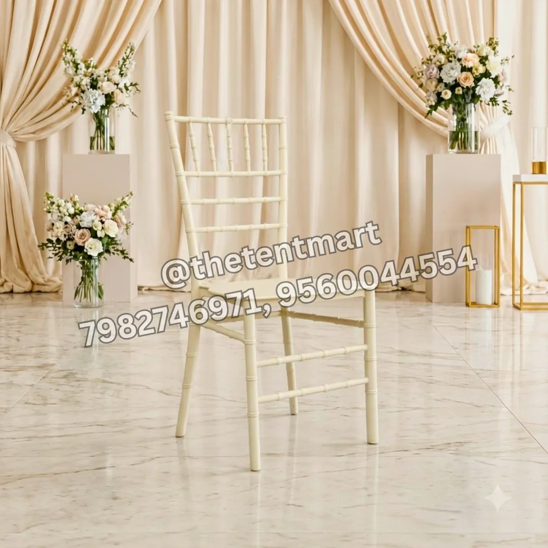 White Chaveri Back Plastic Banquet Chair, product code BC-199A