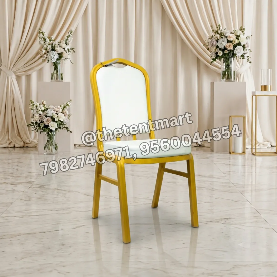 Yellow Frame Imported Malaysia Design Plastic Banquet Chair, product code BC-203