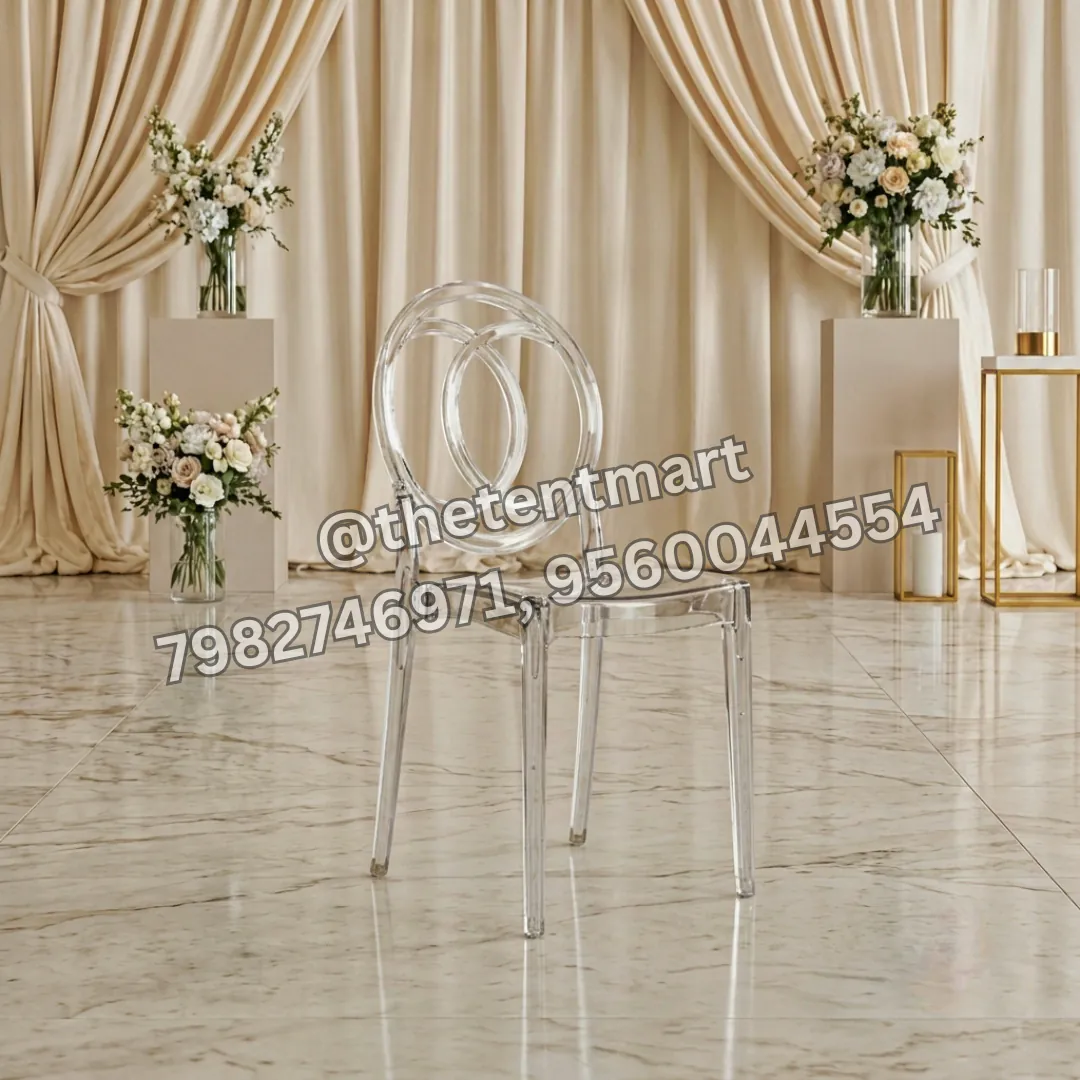 Circular Back Imported Acrylic Chair, product code LCH-105