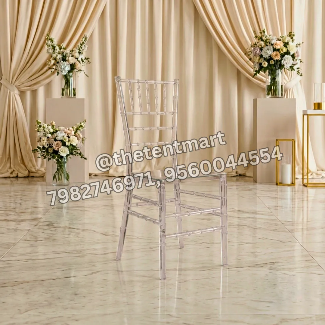 Straight Back Imported Acrylic Chair, product code LCH-108