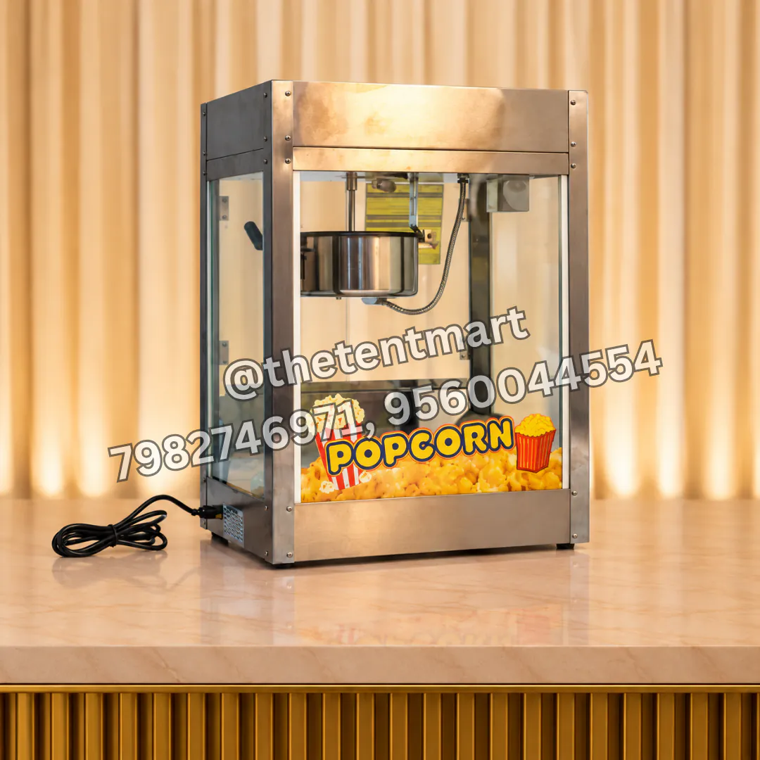 Metal Look Popcorn Machine, product code CM-118