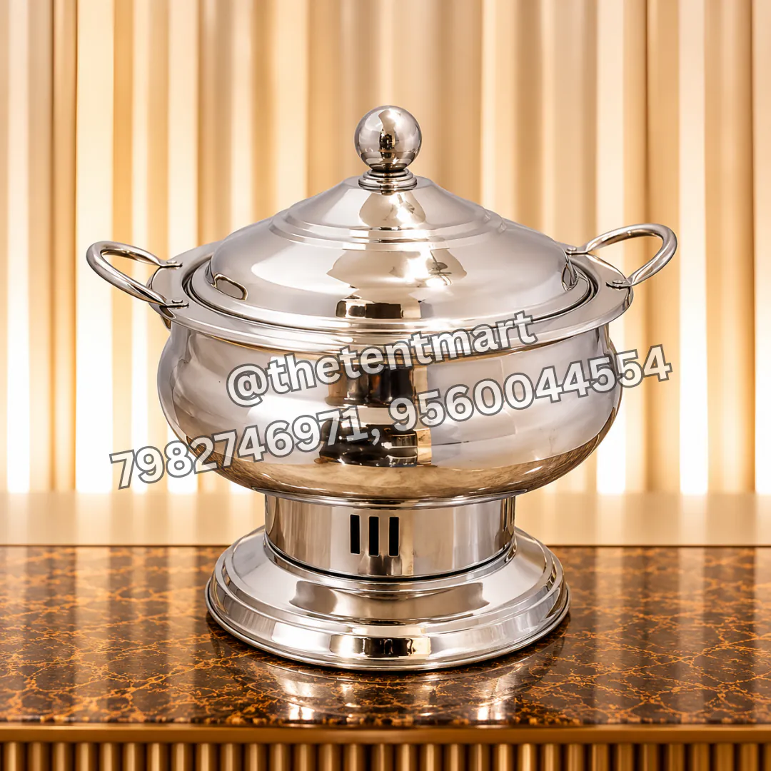 Elegant Silver Serving Dish with Round Base, product code SD-628
