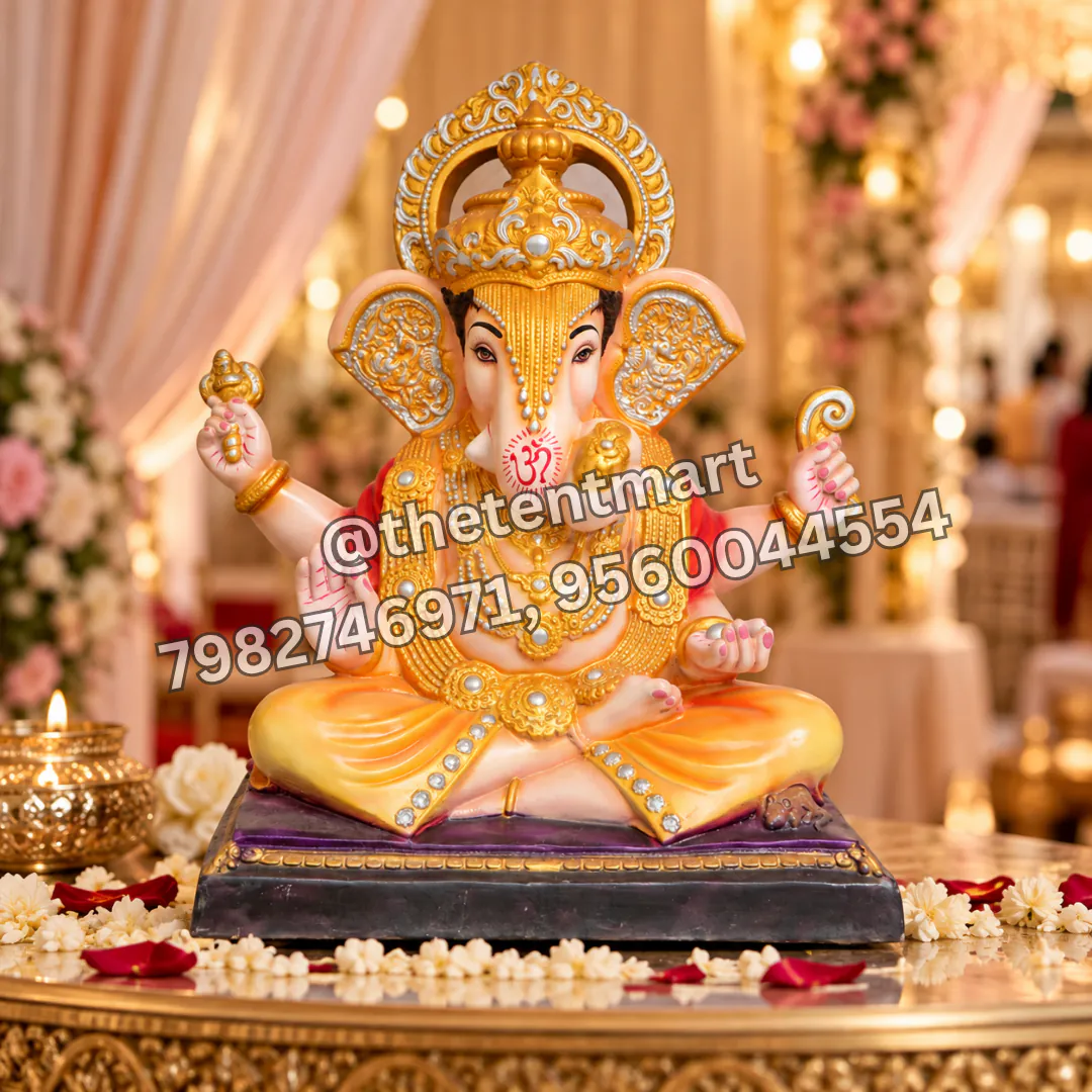 Fiber Ganesh Statue, product code FS-215