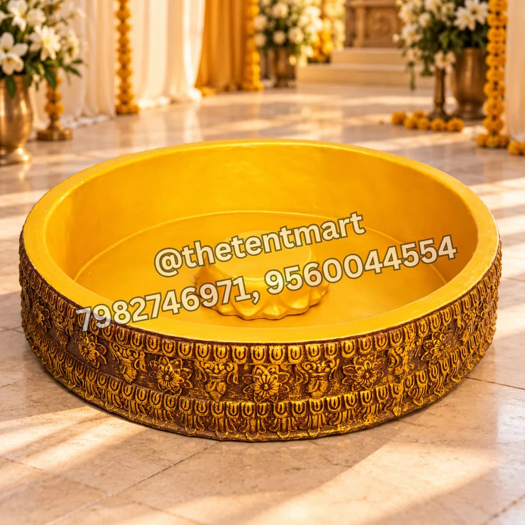Fiber Haldi Tub Antique, product code FS-255