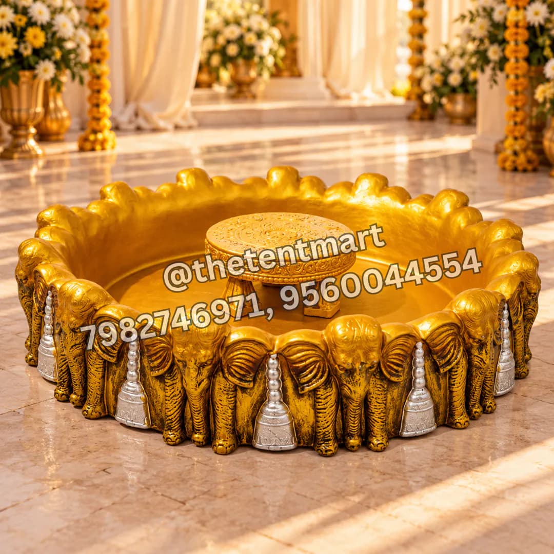 Antique Fiber Haldi Tub, product code FS-278A