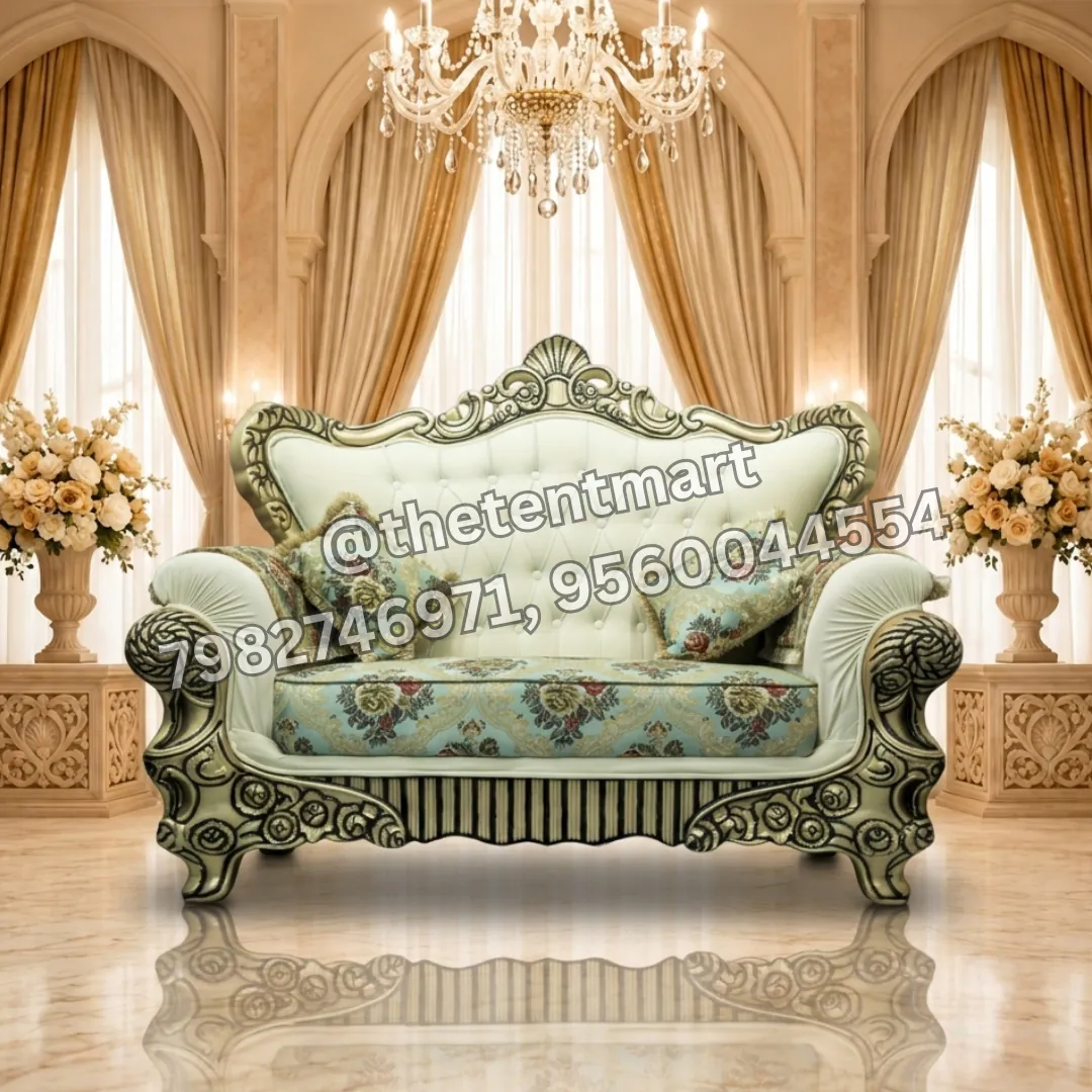 White Antique Look Malaysia Jaimala Sofa, product code MWS-011