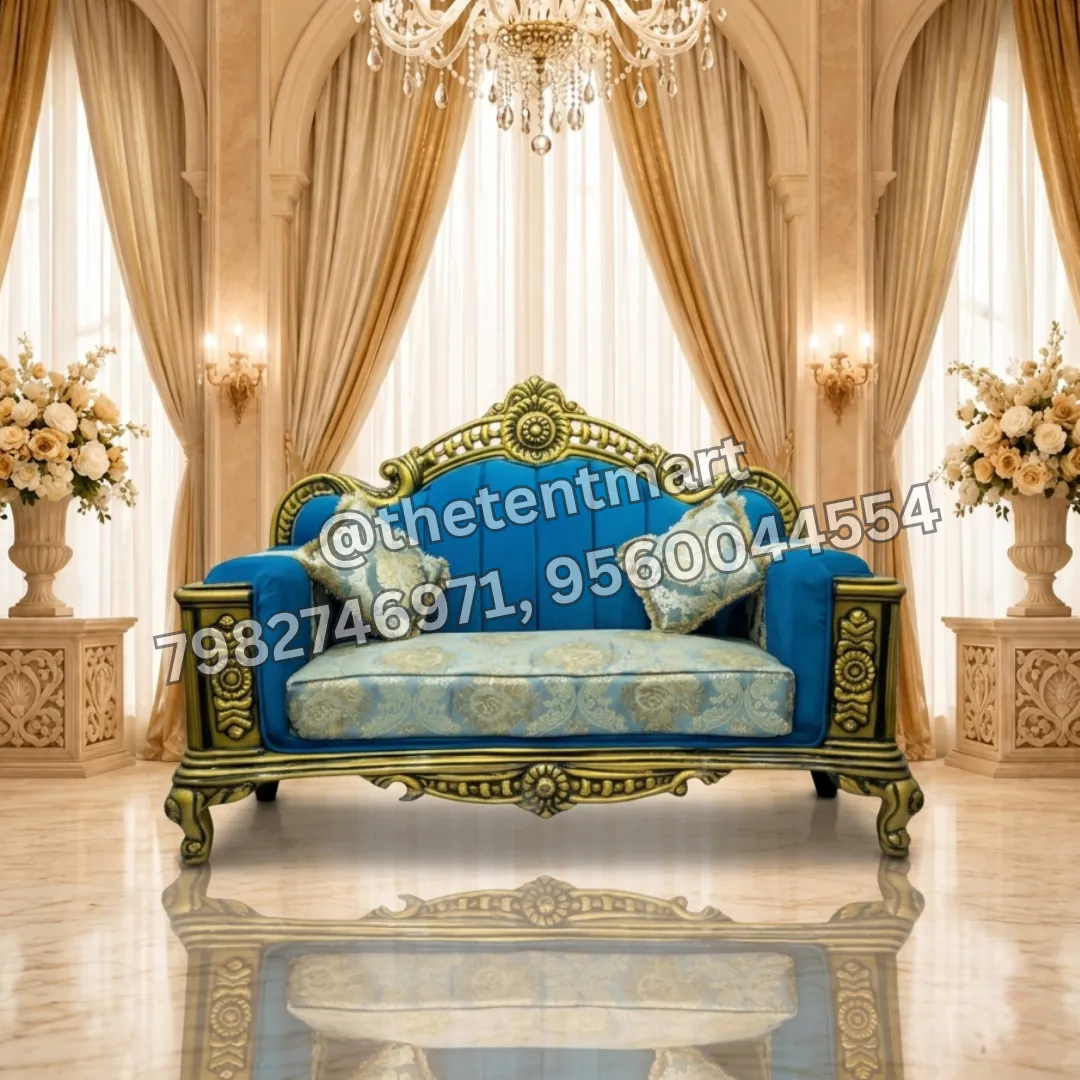 Blue and White Malaysia Jaimala Sofa, product code MWS-014