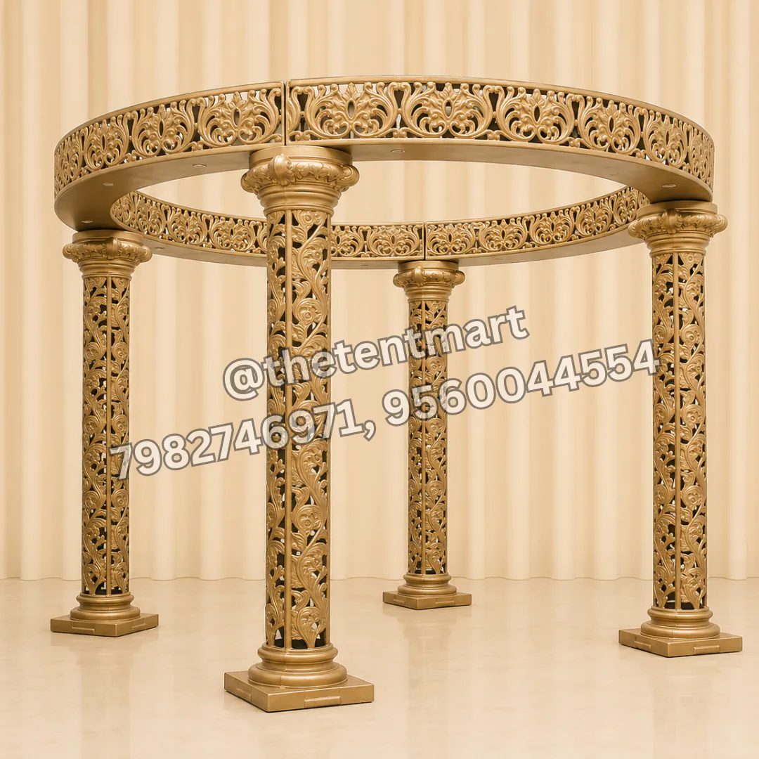 Golden Premium Fiber Mandap, product code MP-105
