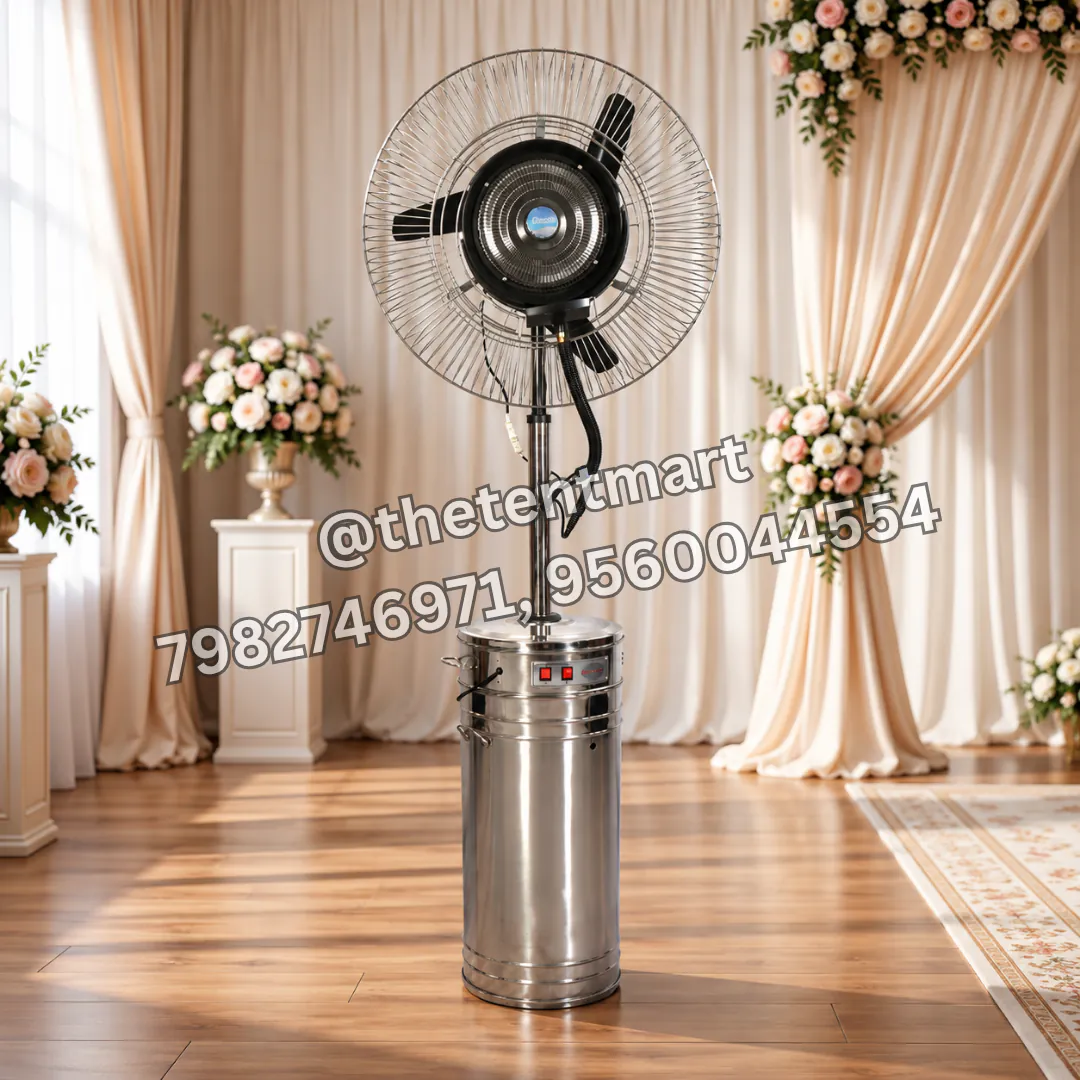 24" Blade 60 Ltr Mist Fan with Stainless Steel Tank, product code MF-054