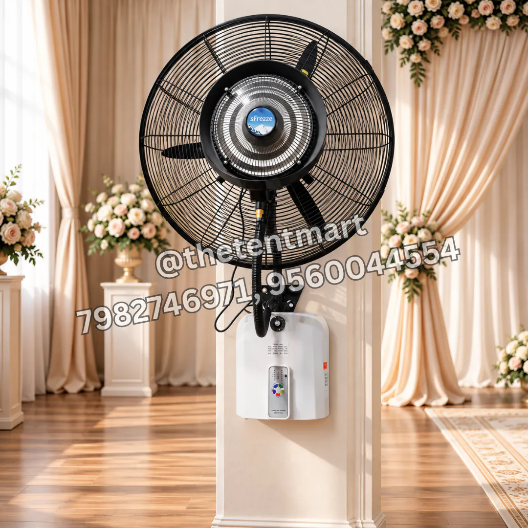15 Ltr Wall-Mounted Mist Fan with 24" Blade, product code MF-059
