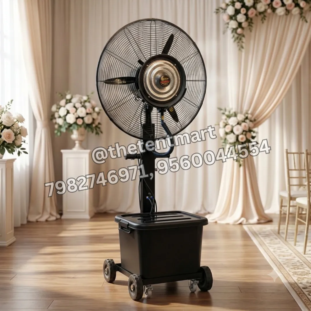 5 Ft Black Mist Fan, product code MF-063