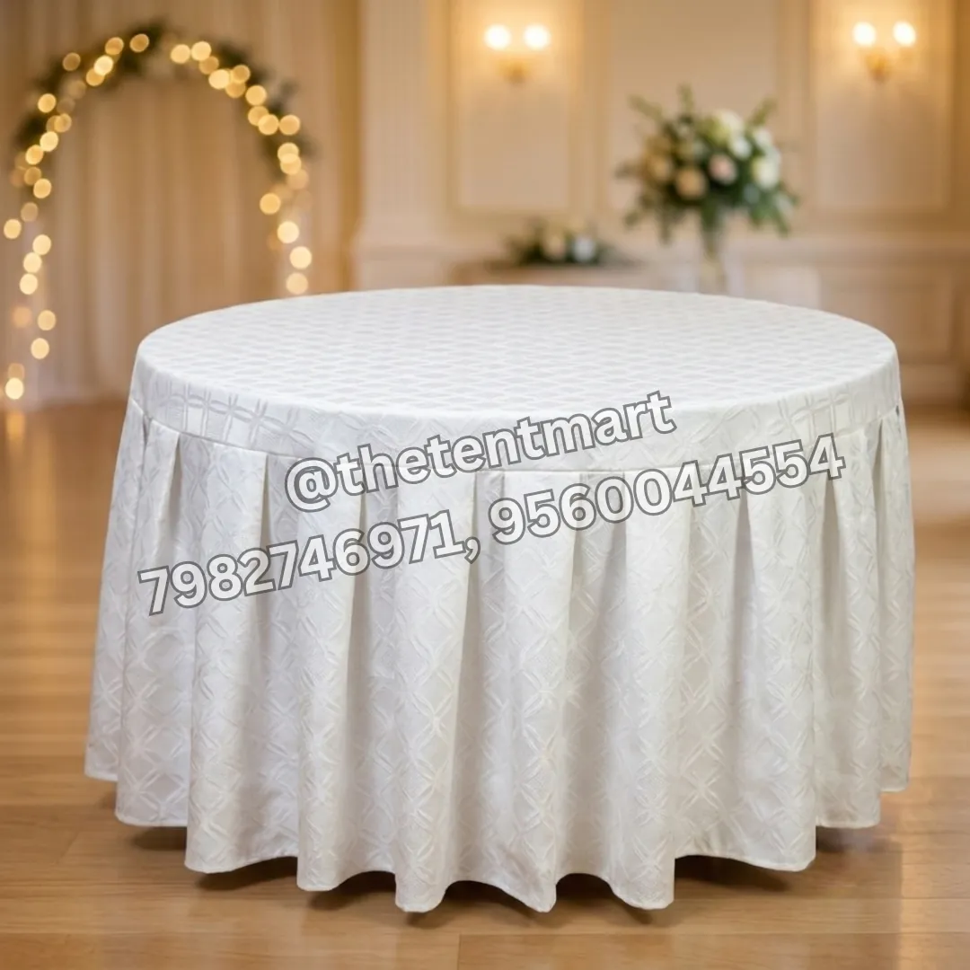 Standard White Table Cover, product code RTF-134