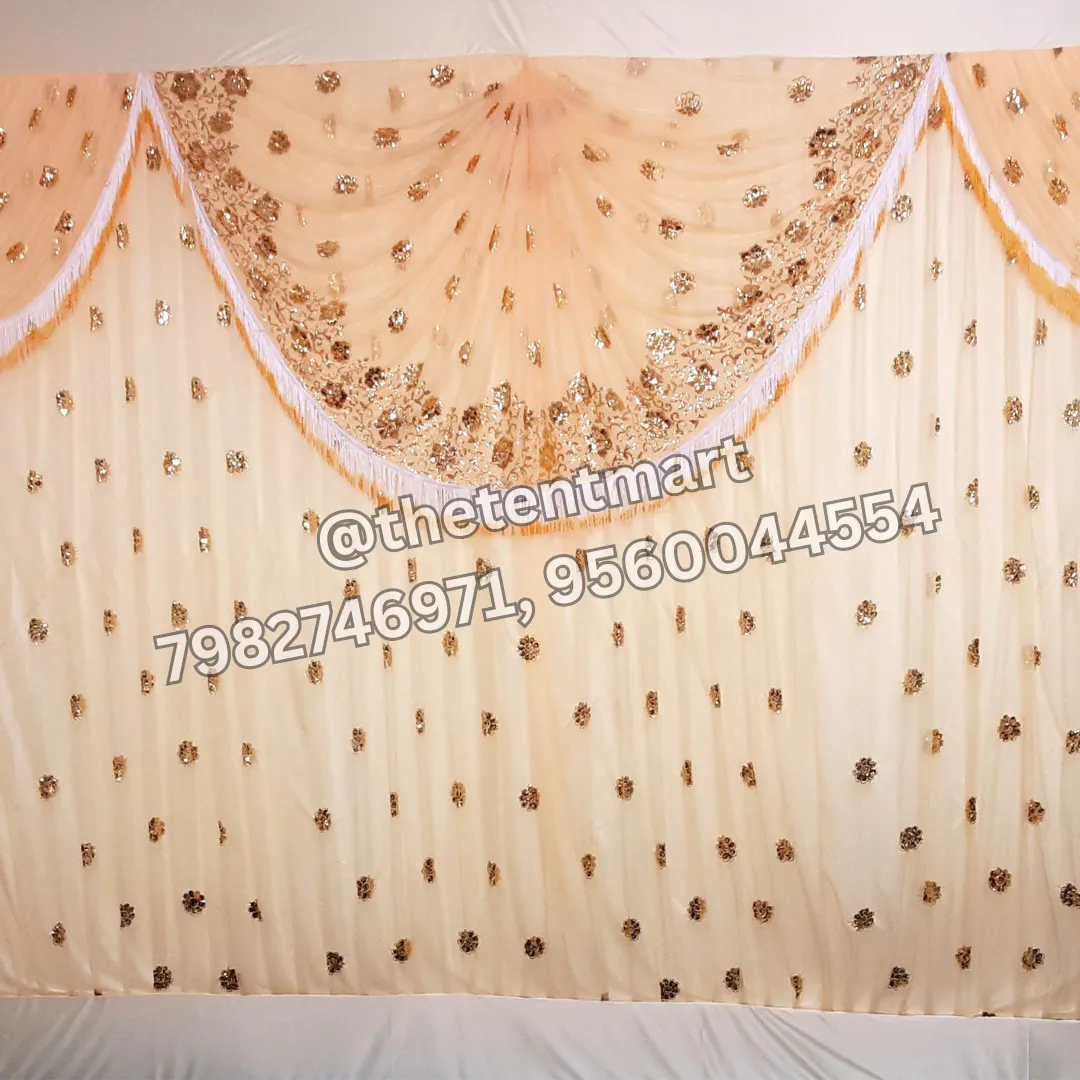 Light Orange Designer Galaxy Tent Side Wall, product code CT-345