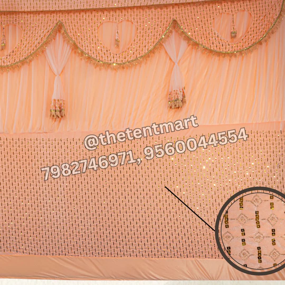 Light Orange Velvet Curtain, product code CT-375