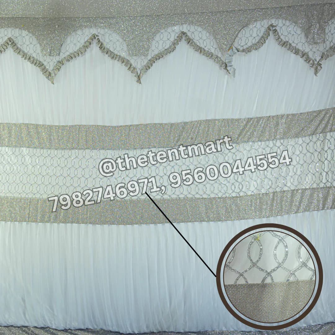 Gray and White Aesthetic Design Net Curtain, product code CT-392
