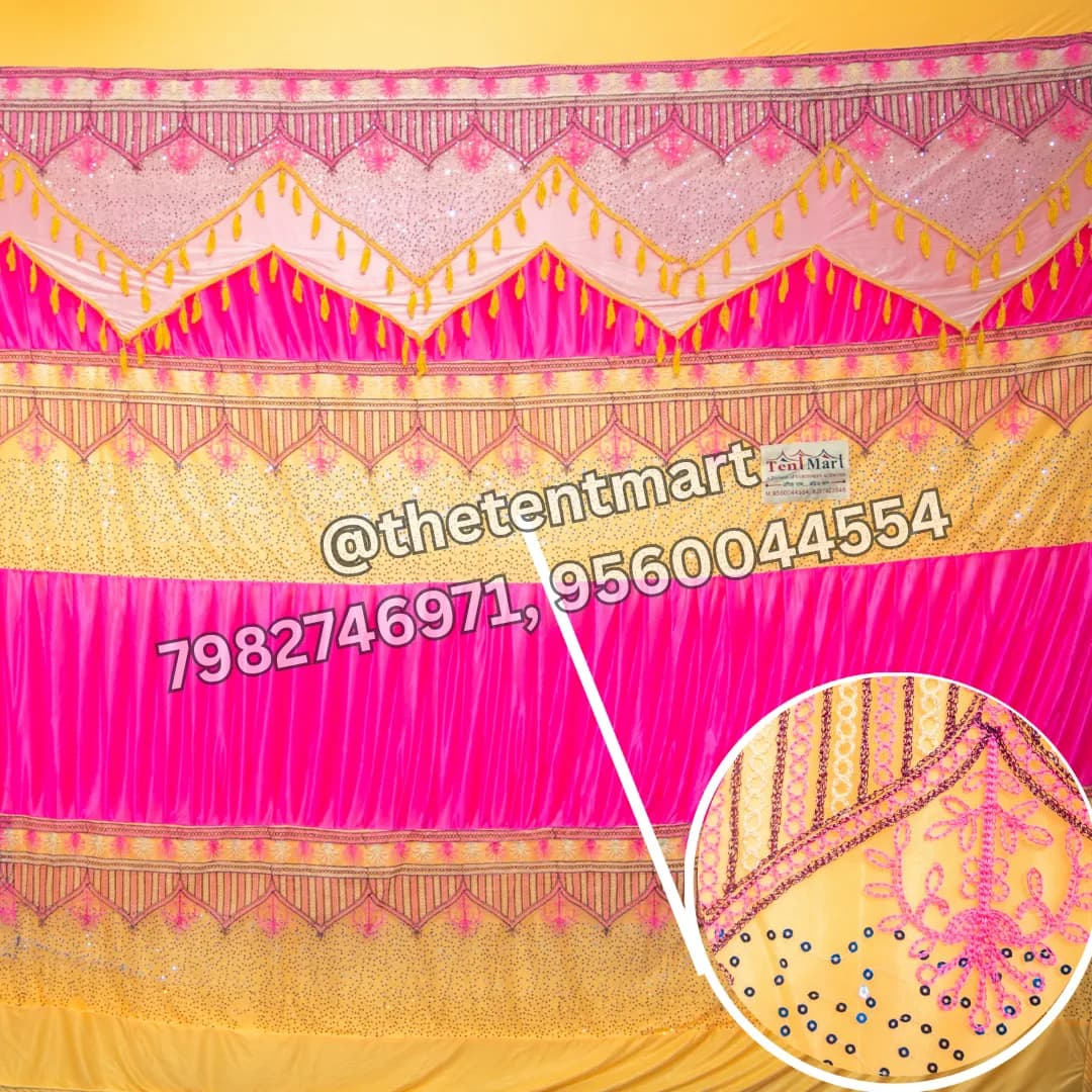 Multicolour Traditional Design Net Curtain, product code CT-454