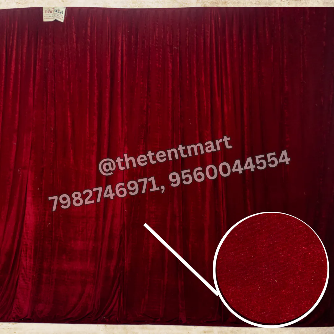 Red Velvet Curtain, product code CT-538