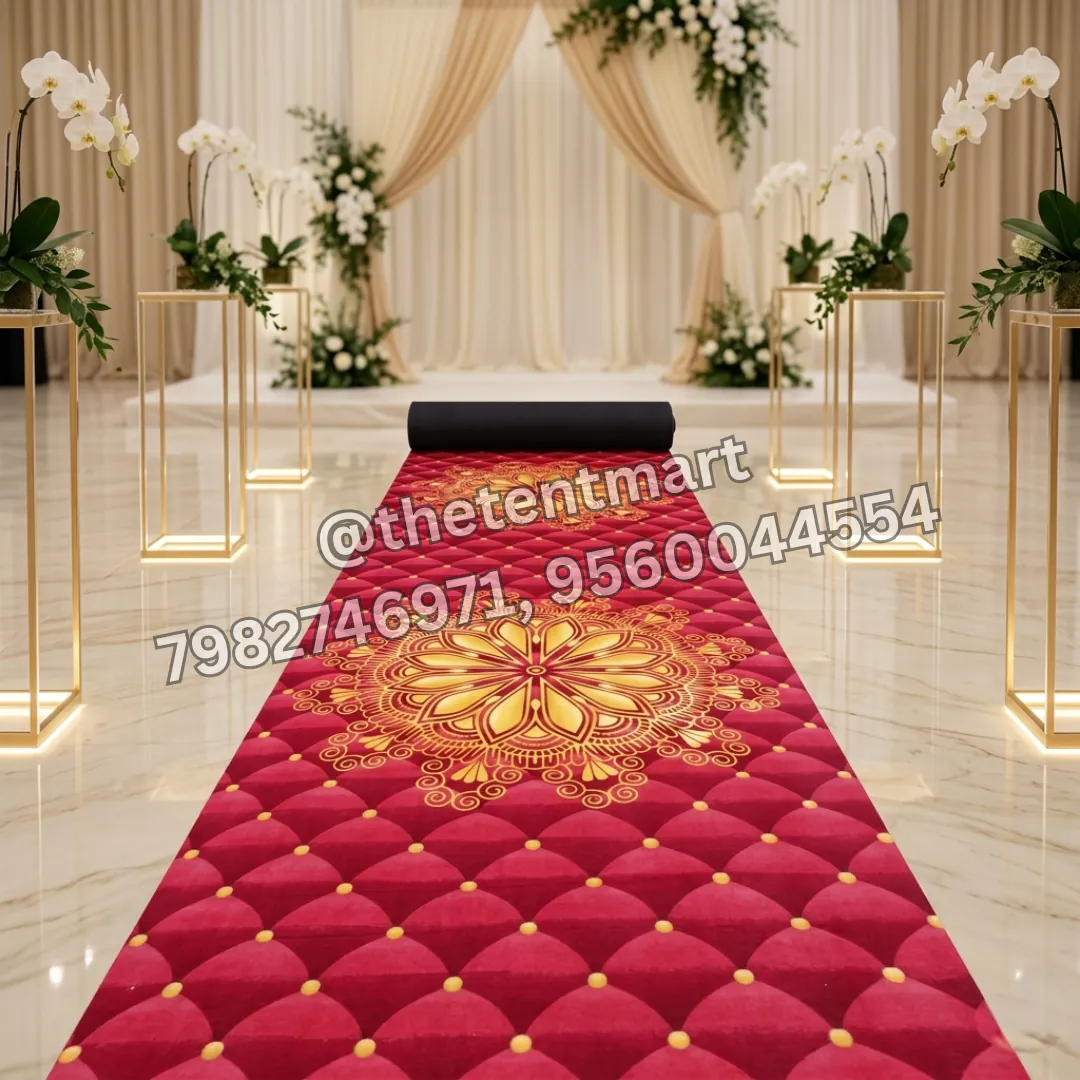 Mandala with Patterns Rotary Print Tent Carpet, product code FL-10