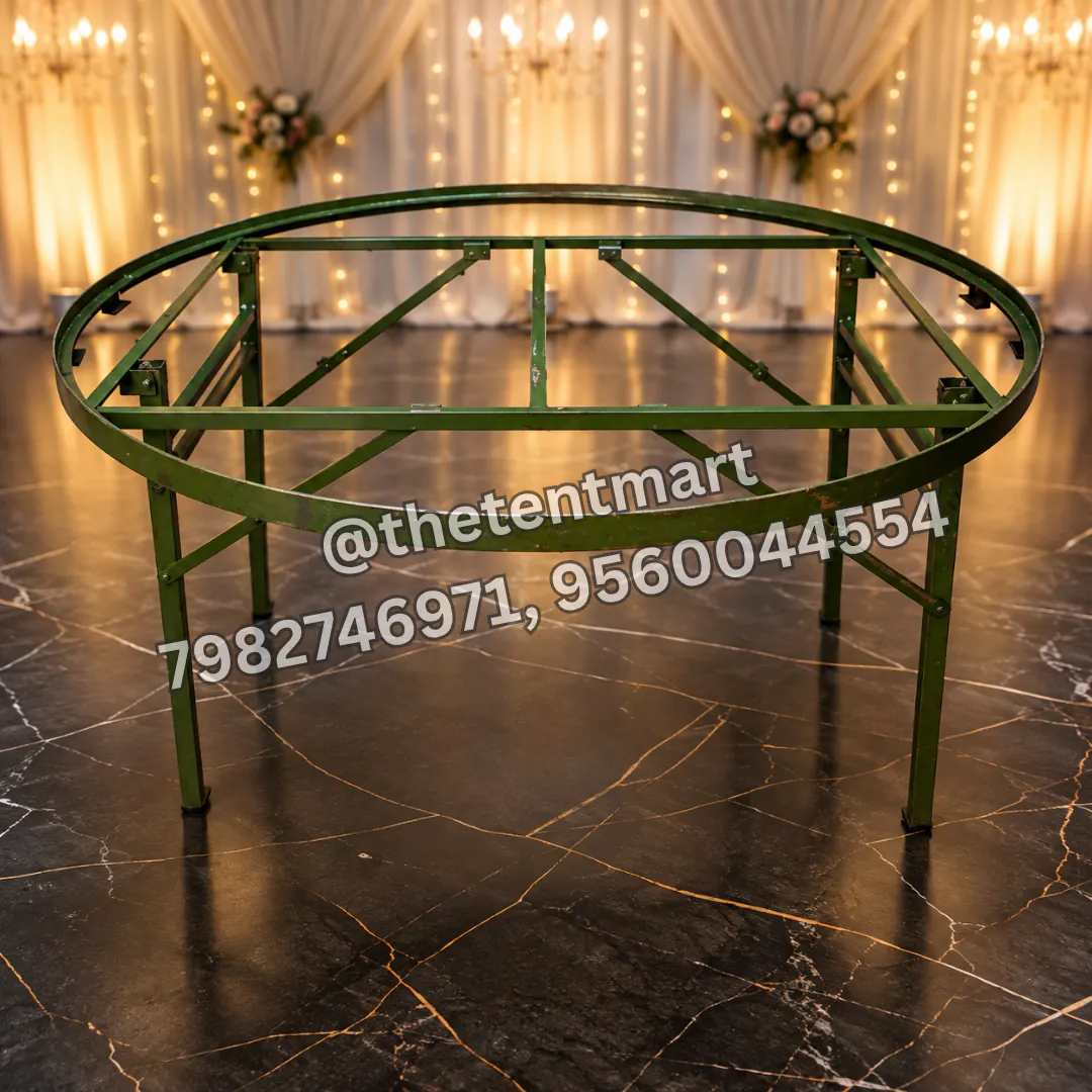 Round Tent Table with Iron Frame, product code FTB-103