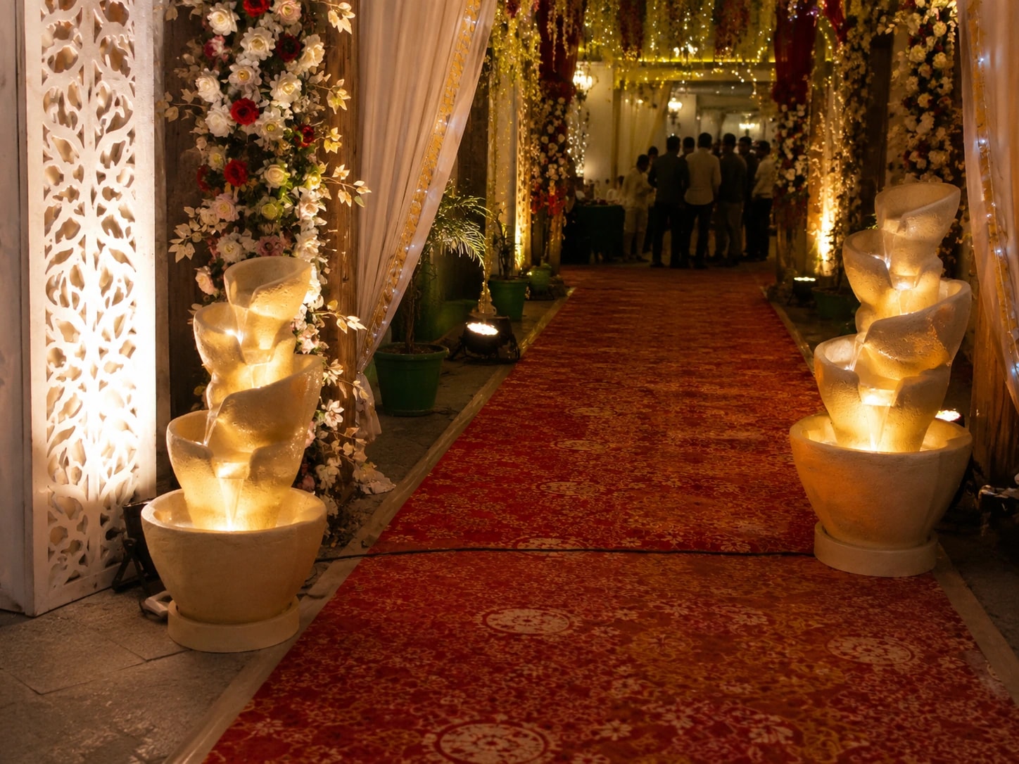 Fiber Fountain supplied by TentMart, Delhi