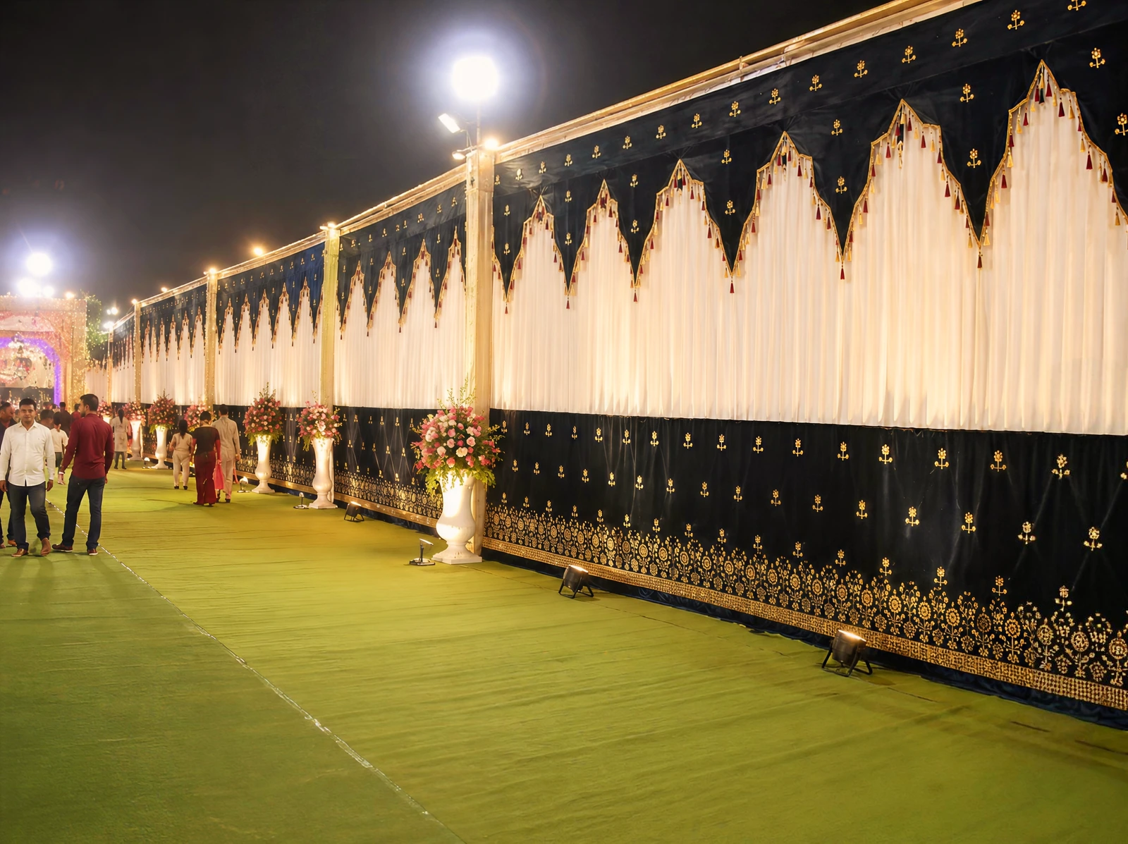 Tent Curtain supplied by TentMart, Delhi