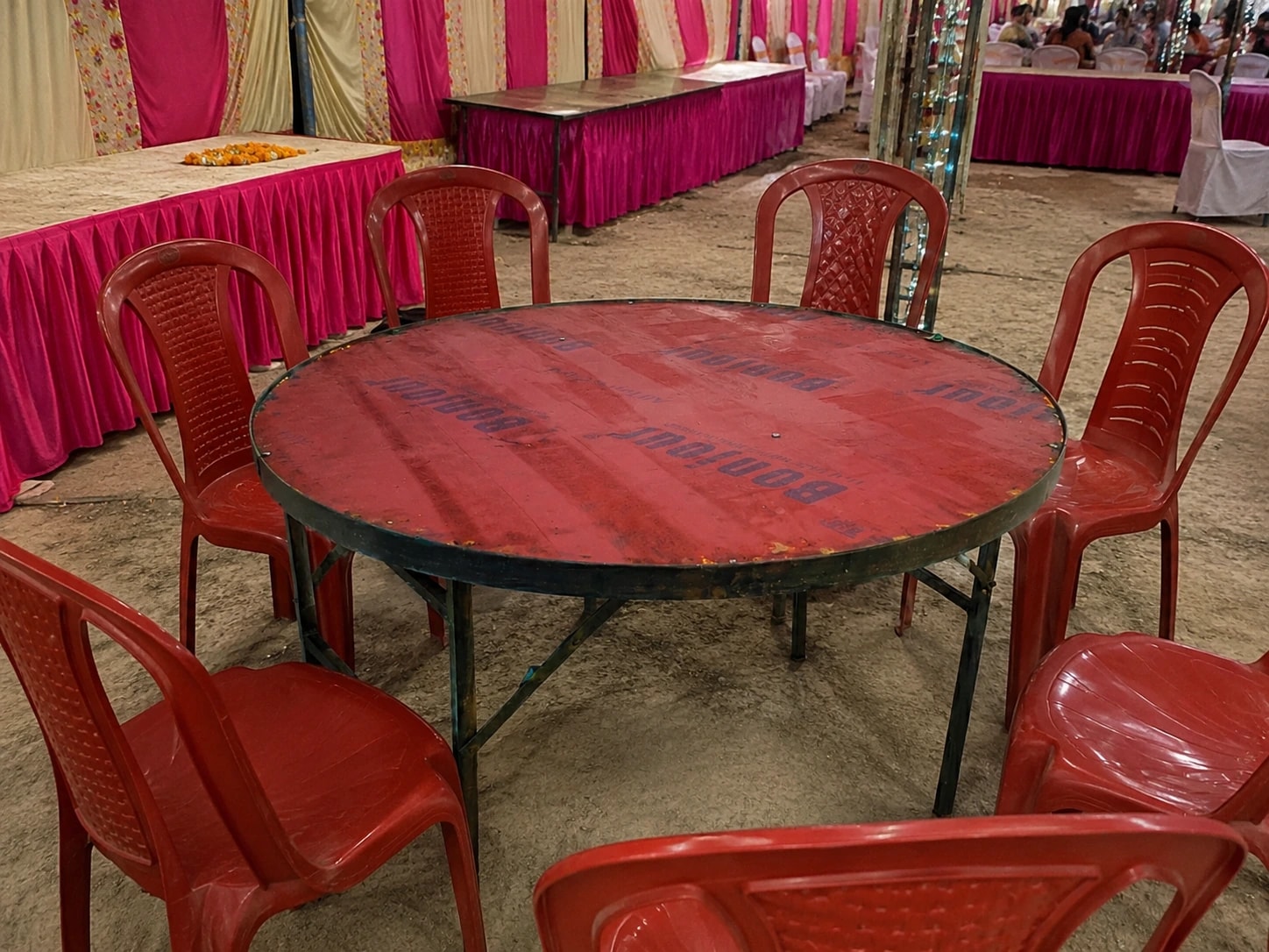 Tent Table supplied by TentMart, Delhi