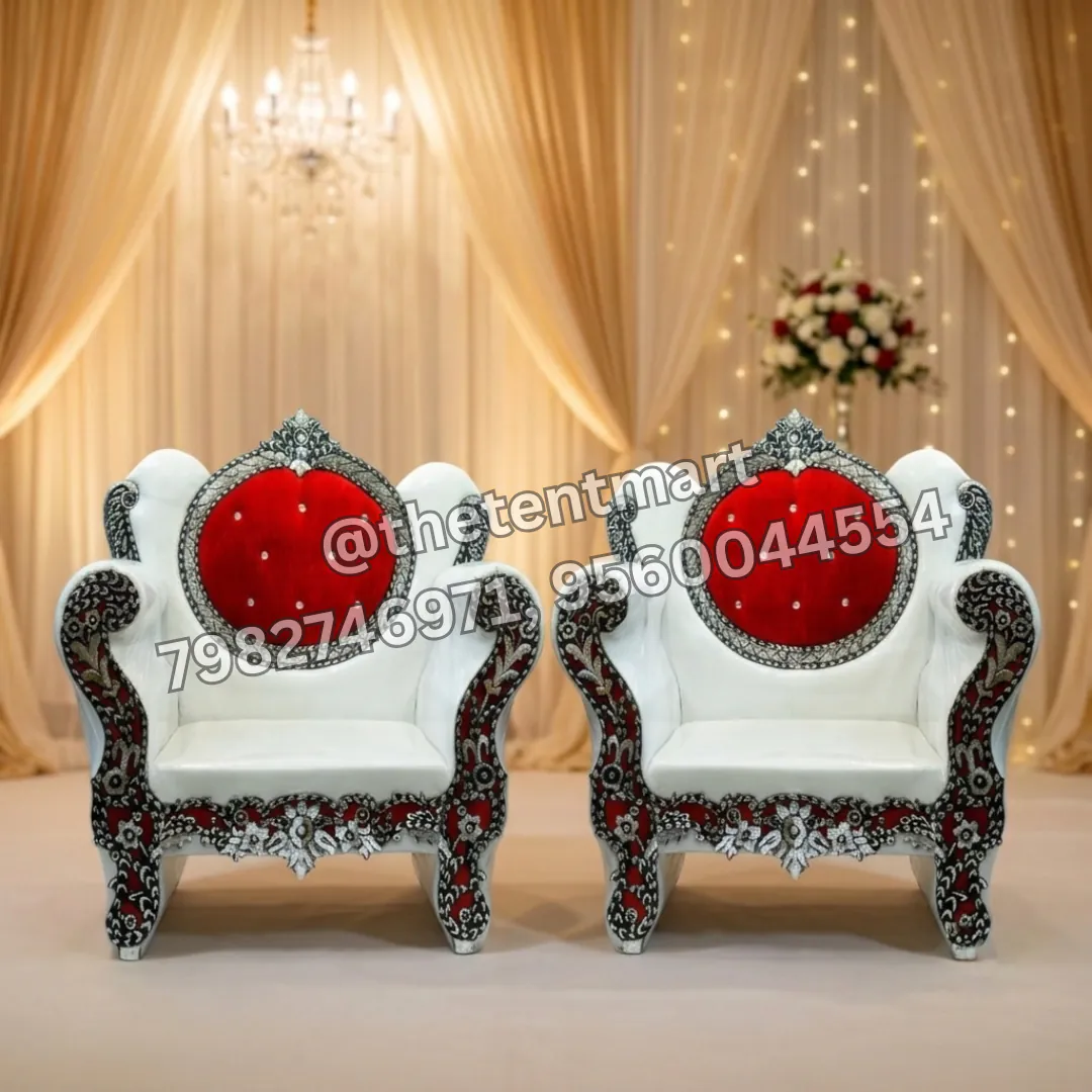 Side Chairs for White and Red Jaimala Sofa, product code BMW-012A
