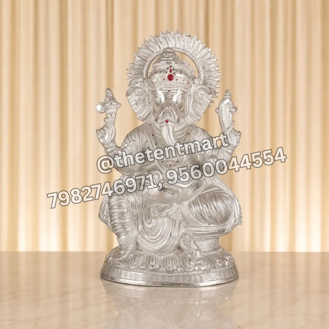 Aluminum Ganesh Statue, product code MS-005A