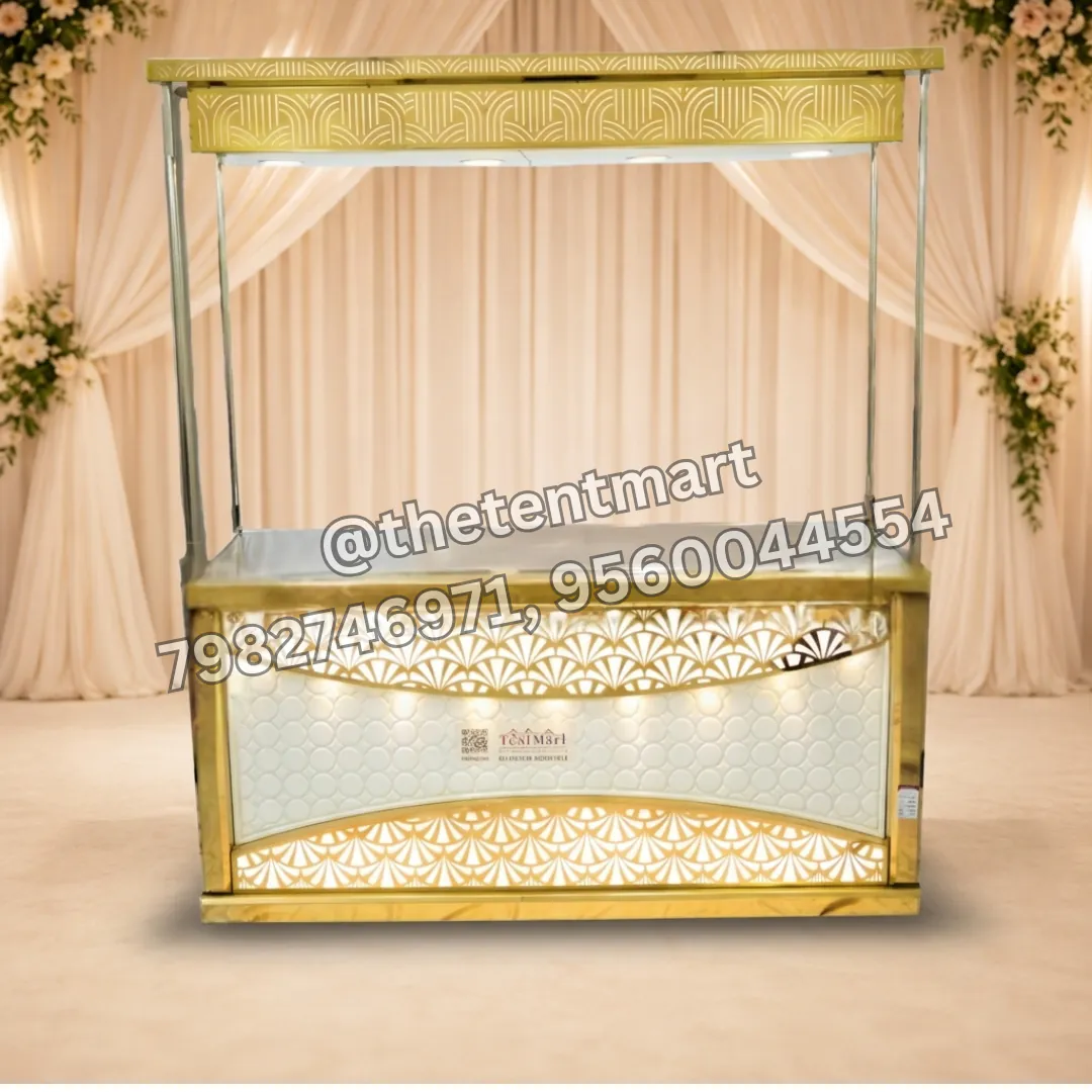 White Catering Counter with a Roof, product code CA-601