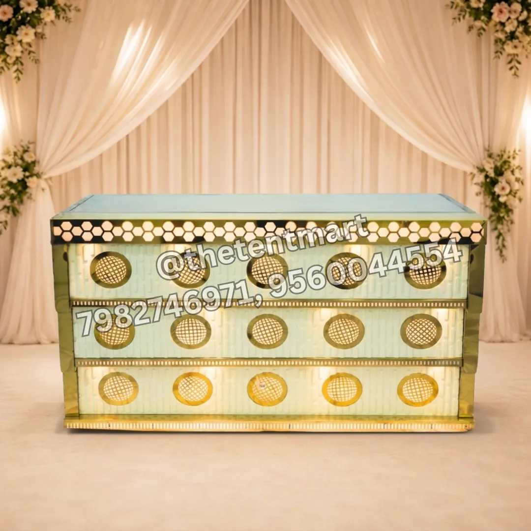 Disco Balls Grid Catering Counter with LED Lights, product code CA-611