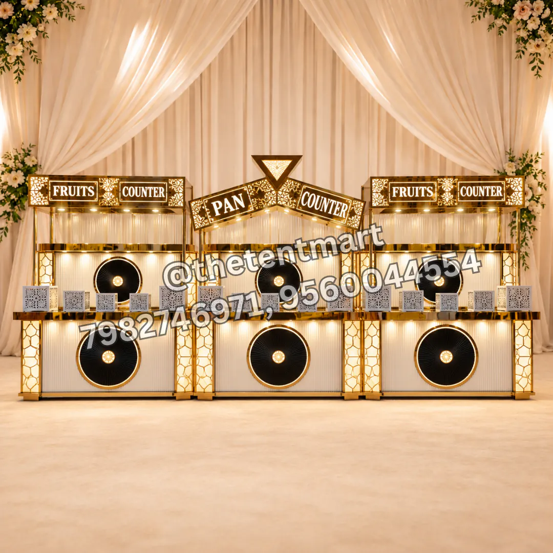 Catering Counter with Dish Name Plates at the Top, product code CA-677