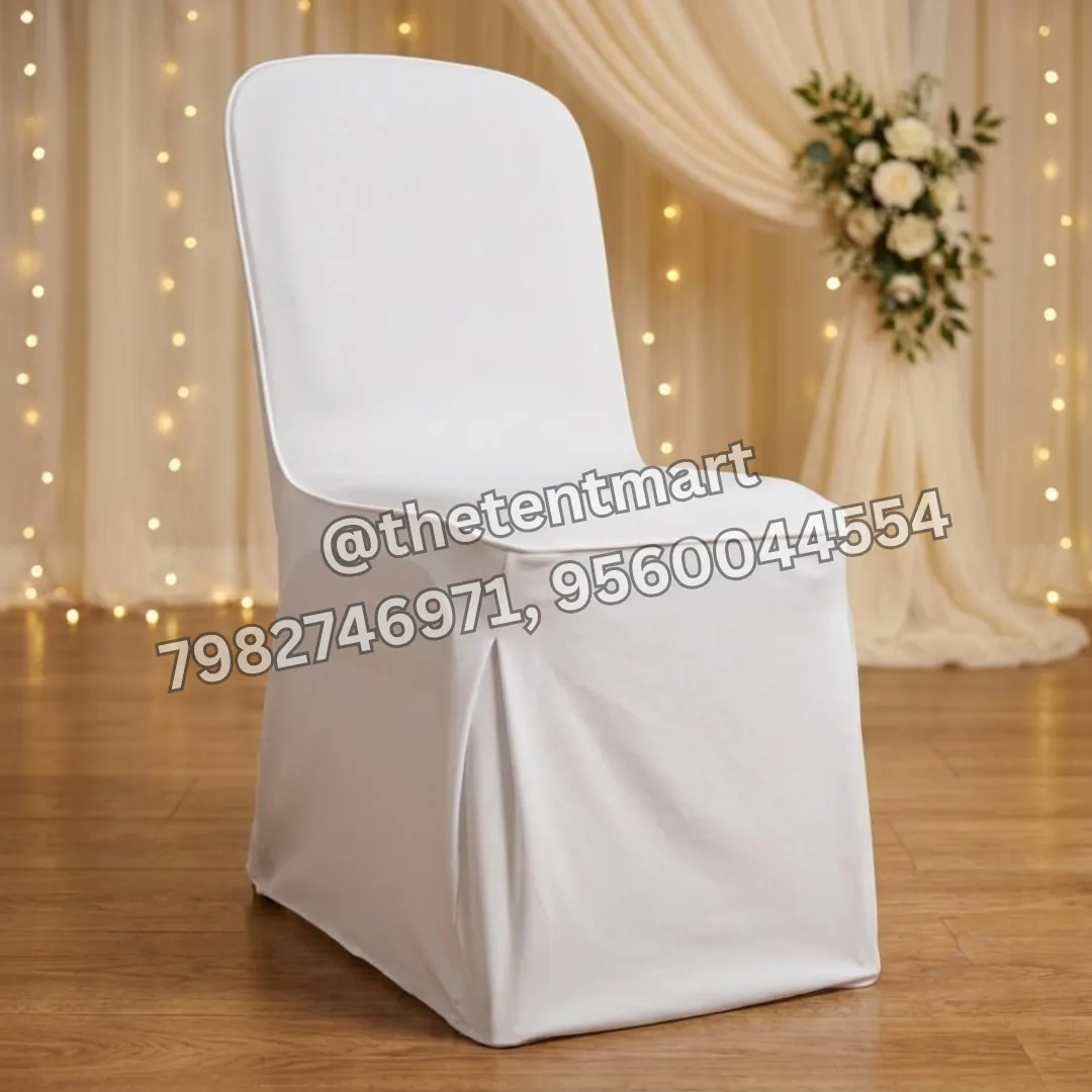 Standard White Chair Cover, product code CCC-75