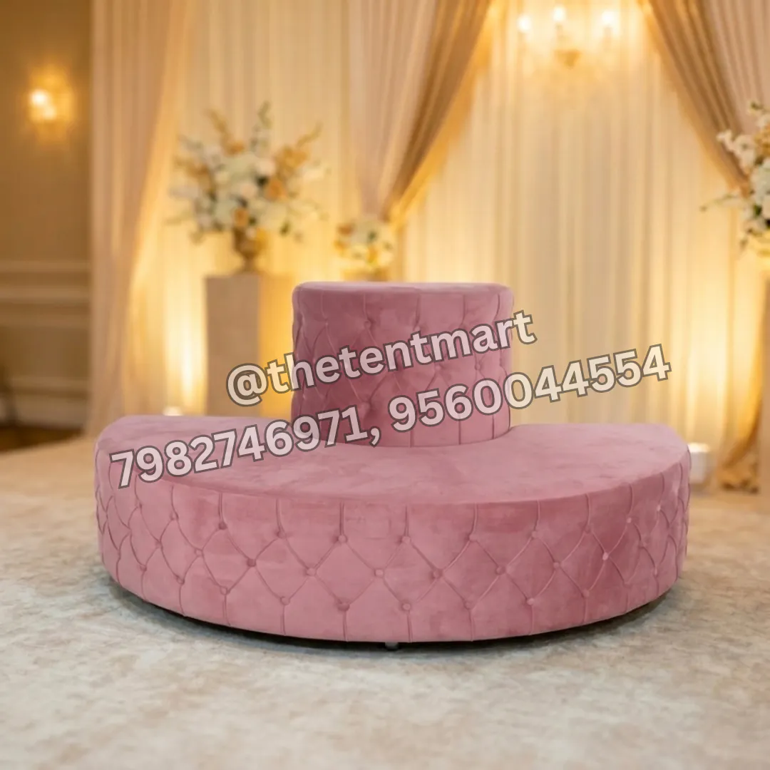 Premium Pink Curved Cushion Sofa, product code KS-120