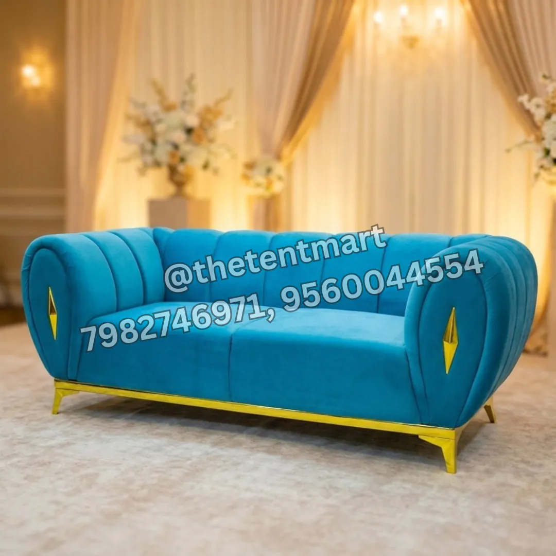 Premium Designer Blue Cushion Sofa, product code KS-185