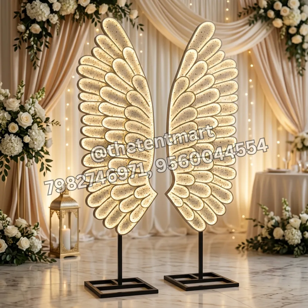 LED-Lit Plyboard Selfie Point with Mirror Work, product code SEL-196