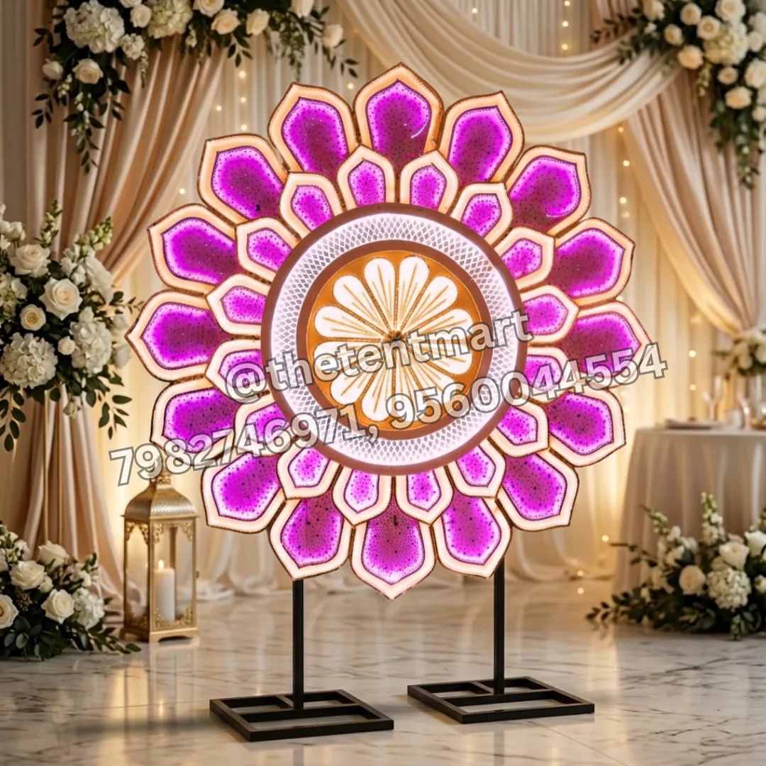 LED-Lit Coloured Flower Selfie Backdrop, product code SEL-200