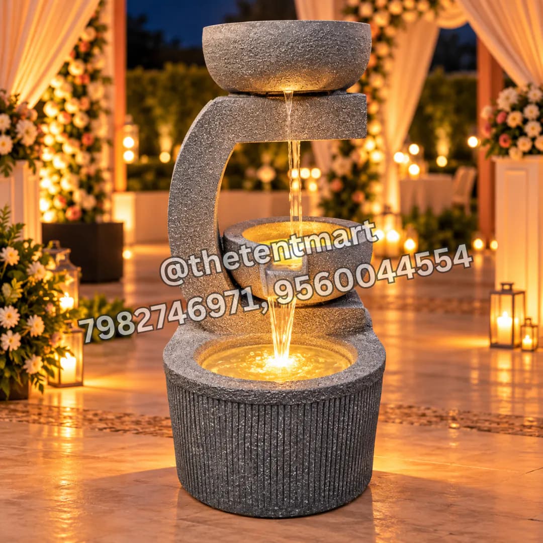 Beautiful Painted Fiber Fountain, product code FF-215