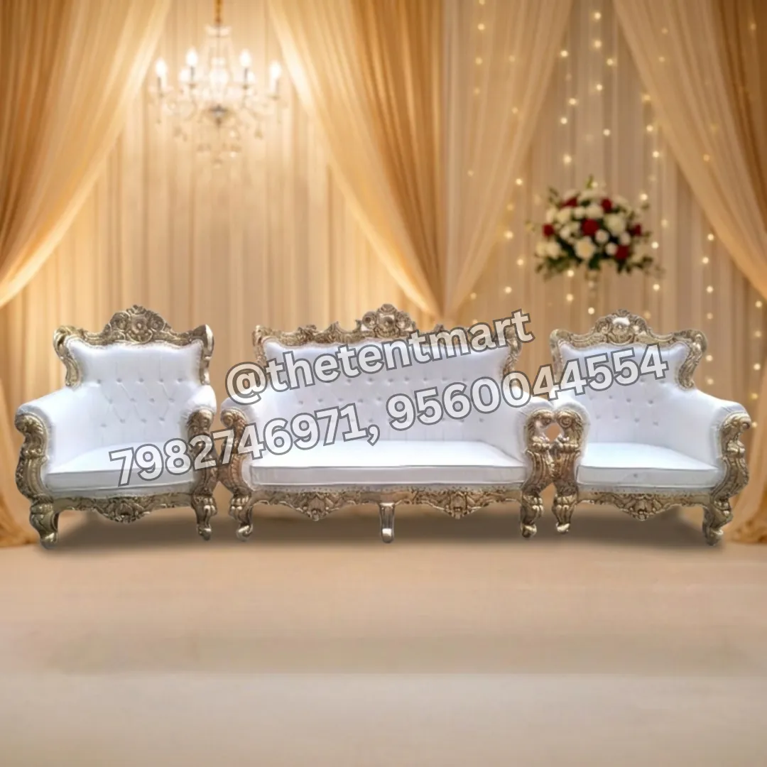 4-Seater Grand White Gillet Jaimala Sofa, product code RJS-338A