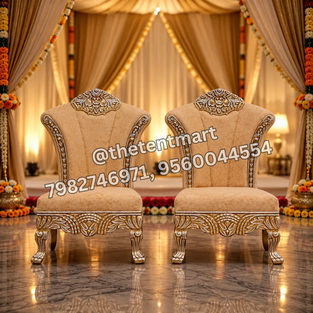 Angled Back Light Orange Mandap Pata with Designer Frame, product code CS-028