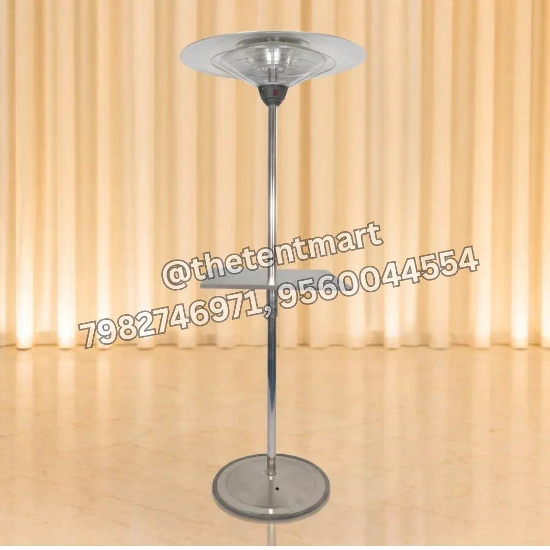 Stainless Steel 6.5 Ft Electric Outdoor Heater with Plywood, product code HT-04
