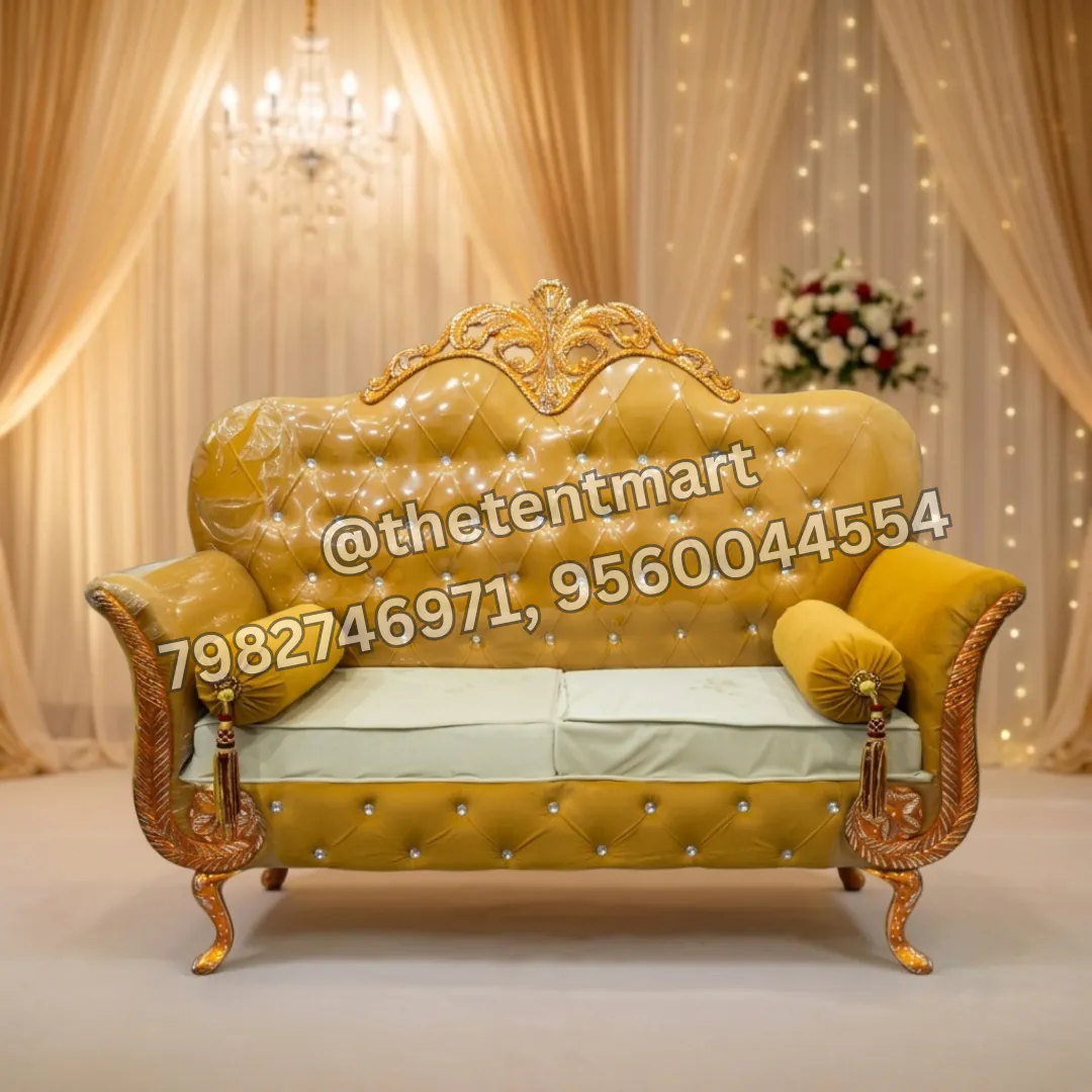 Orange and White Fresh Foam Sofa with Round Cushions, product code CSV-020