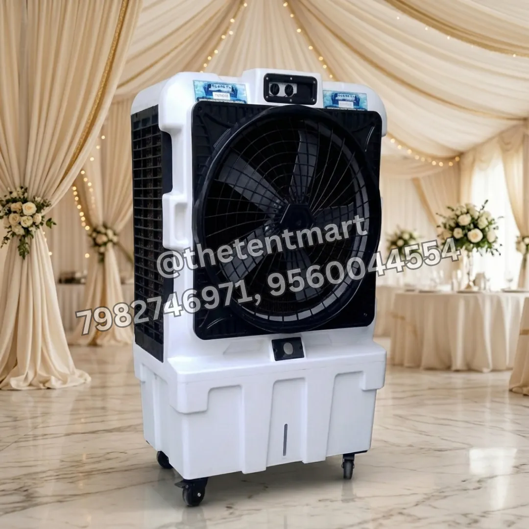 White and Black Plastic Tent Cooler with Copper Motor 1000 W, product code COL-53