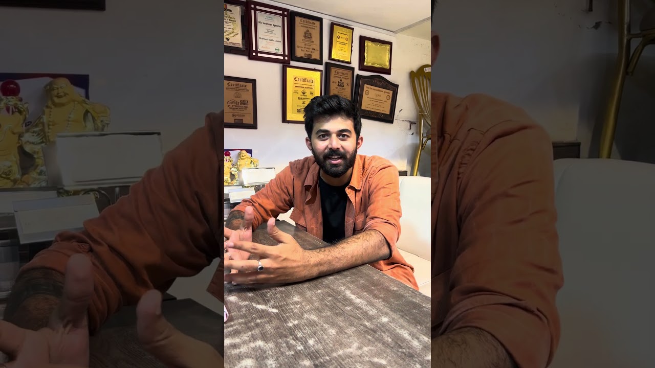 Customer sharing their TentMart experience in a video testimonial at the Delhi showroom